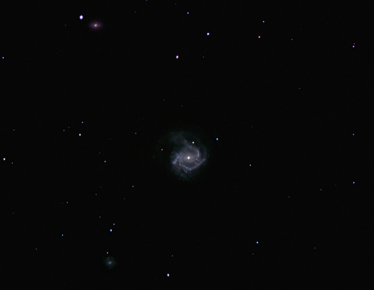 M61; mag 10.2; size 6.3 x 5.8'; exp 34-min(90 sec subs); 60Da @ISO3200; C9.25 @f/7.7; 4-5-13; Pemberton Lake