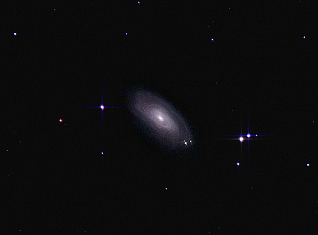 M88; mag 10.2; size 7.8 x 4.8'; exp 28-min(60 sec subs); 60Da @ISO1600; Orion 10 @ f/3.9; 5-12-13; Pemberton Lake