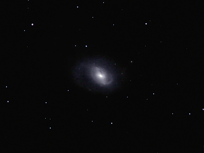 M96; mag 10.10; size 7.6x5.0'; exp 33-min(90s subs); 60Da @ISO3200; C9.25 @f/7.7; guided - 50mm; 4-5-13; Pemberton Lake