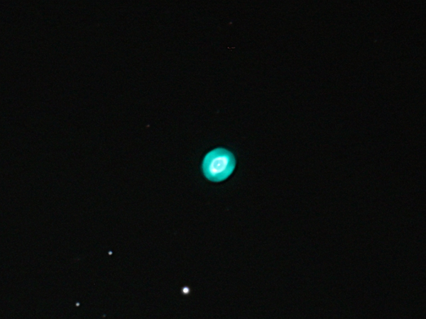 NGC3242 - Ghost of Jupiter; mag 8.6; size 40-sec; Canon 60Da; ISO1600; exp 17-min (45-sec subs); C9.25 @f/7.7; guided - 50mm; 3-9-13; Hainsport