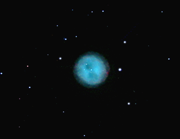 M97 Owl Neb; mag 12; size 2.8'; 31 min (62x30sec); LX200 10 @f/2.4; ISO 1600; 4-29-06; Stokes